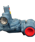 Natural Gas Regulator NGR02 10 By NMT 1 Inch NPT High Flow Regulator For NG And LPG, blue finish, side view