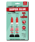 Instant Bonding Adhesive Gel And Liquid For Multi Surface Repairs And Grab And Go DIY Projects Multi Pack Cyanoacrylate Strong Clear Glue For Shoe Soles Ceramic Plastic Metal Wood Pottery Leather Aquarium Glass Rubber product packaging
