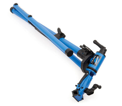 Folded Deluxe Home Mechanic Bike Repair Stand With Pro-Grade Clamp, Easy Setup, Heavy-Duty Steel Frame, 360 Degree Swivel, PCS-10.3 Style