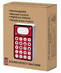 Packaging of Sound Effect Machine For Adults With Remote Control, 16 Hilarious Prank Sounds, 5V USB Charging, RGB Color Lights