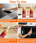 Step-by-step guide on using Extreme Heat Silicone Sealant For Grills And Ovens, Waterproof And Insulating Adhesive