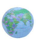 Inflatable World Globe Beach Ball For Kids Learn Geography With Detailed Continents, Countries, Capitals And Oceans, Durable PVC