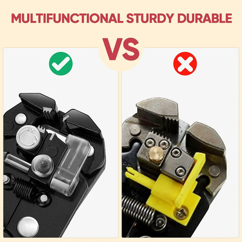Comparison of 3 In 1 Wire Stripper Cutter And Crimping Pliers vs other tool with ergonomic design