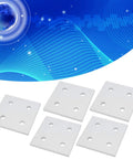 5 Pack Aluminum Joining Plates With Four Holes Vertical Flat Plate Connectors For Frame Building Lightweight Yet Built Tough