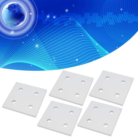 5 Pack Aluminum Joining Plates With Four Holes Vertical Flat Plate Connectors For Frame Building Lightweight Yet Built Tough