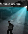 Outdoor Floodlight Security Camera With 2600 Lumen LEDs 1080P HD WiFi Waterproof Motion Detection Alerts Clear Night Vision