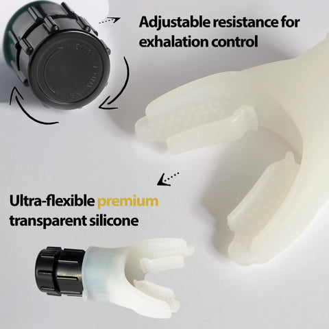 Portable Lung Trainer For Adults Ready For Daily Breathing Workouts On The Go Improve Lung Capacity And Respiratory Muscle
