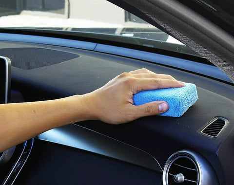 10 Pack Car Wax Applicator Pads Set With Rectangle Foam And Premium Microfiber, Double-Stitched For Scratch-Free Wax And Sealant Application On Paint, Leather, And Interior Surfaces