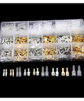 Awesome All-In-One 540 Pc Female Male Electrical Spade Wire Butt Connector Lugs Kit For Battery Starter Cable Splice Crimp Terminals You Know What I Mean plastic organizer