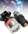 Super Snazzy Fabater Magnetic Welding Ground Clamp Switch With On Off Function, close-up view showing metal construction and adjustable design.