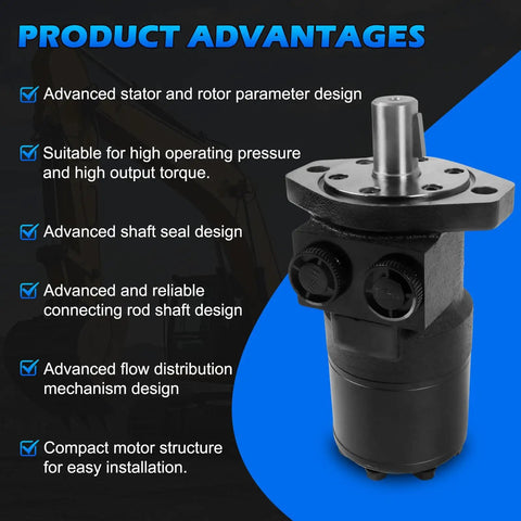 Heavy-Duty Hydraulic Motor For Eaton Char-Lynn H Series 101-1039-009 1011039009 with advantages; industrial background