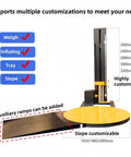 Industrial Strength Automatic Pallet Wrapping Machine Featuring Heavy Duty Turntable for Dead Simple Stretch Film Wrapping with customizable options.