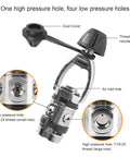 First Stage Scuba Regulator Five Port Chrome Plated Brass Construction Pro Grade Durable Underwater Diving Gear