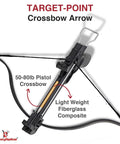 Replacement Crossbow Arrows 6.25 Inch Aluminum 12 Pack For 50-80 Lb Pistol Crossbows with copper shaft in a pistol crossbow