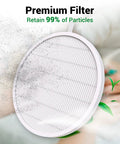 Replacement Nail Dust Collector Filter 2 Pack Reusable Filter for 2 in 1 Nail Dust Collector Vacuum Fan Extractor Pro Grade Quality
