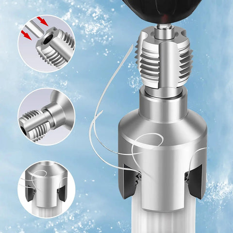 PVC Pipe Threader Tool For Internal And External Threading With Electric Drill Compatibility, Heavy Duty Metal Die For Quick Plumbing Repairs On 1/2 And 3/4 Inch PVC Pipes, Easy DIY Home Maintenance, metal threading tool on PVC pipe