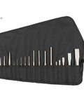 20 Piece Punch And Chisel Roll-Up Pouch For Portable Carry Of Your Punch And Chisel Set PNC99001 Durable Polyurethane-Backed 600D Material Made In USA