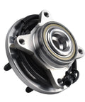 Front Wheel Hub And Bearing Assembly For 2009 2010 Ford F 150 RWD With ABS Six Studs Replacement For Smooth Ride Heavy Duty Wheel Hub To Support ABS Sensor, showing metal components and wiring.