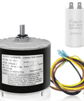 Condenser Fan Motor Replacement For HVAC One Tenth Horsepower 1100 RPM 208 To 230 Volt CCW Rotation Half Inch Shaft with wiring