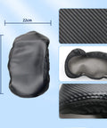 Mazda CX 30 Center Console Cover Leather Armrest Protector Waterproof And Anti Scratch Black Carbon Fiber Finish dimensions