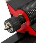 Close-up view of the spindle assembly on the Super Cool Mini Metal Lathe Machine 12V 36W, designed for precision crafting.