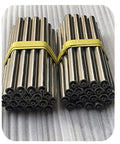 Heavy Duty Stainless Steel Conveyor Rollers Two Pack 38mm Diameter By 21 Inch Length stacked together for industrial use.