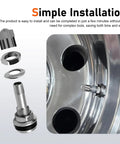 Beefy Brass Tire Valve Stem 1.5 Inch With Rubber Gasket, Fits 0.453 Inch And 0.625 Inch Rim Holes, installation view