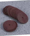 36 Piece Heavy Duty Cutting Discs And Grinding Wheels Set For Metal, Wood, And Ceramics, stacked on gray surface