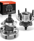 Wheel Hub Bearing Assembly 2-Pack with ABS Sensor for Chevrolet, Cadillac, Buick, Olds, Pontiac, 5-Lug Rear
