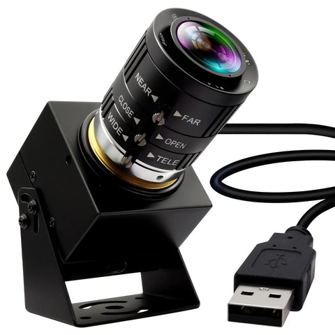 USB Camera With 120fps High Speed 4K 12MP Golf Swing Camera 3X Manual Optical Zoom Lens Plug And Play For Windows Mac Linux Lightburn