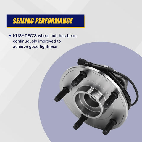 2 Pack Front Wheel Bearing And Hub Assembly 513272 For 2007 2008 2009 2010 Jeep Wrangler Front With 5 Lug Bolts And ABS Compatible Direct Fit Replacement Ready To Roll