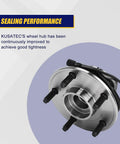 Front Wheel Bearing And Hub Assembly 513272 Direct Fit For Jeep Wrangler 2007 2008 2009 2010 Front Position With 5 Lug And ABS Replacement