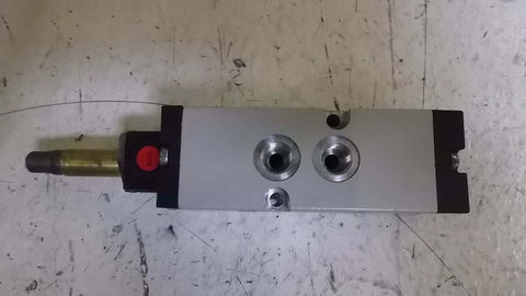 Electro Pneumatic Five Way Valve With One Eighth Inch Ports Solenoid Actuated Spring Return Industrial Grade Air Control Valve