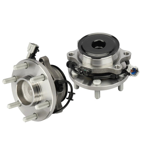 Front Wheel Bearing And Hub Assembly 515064 RWD With ABS Drop In Fits Nissan Frontier 2005 2018 6 Lug Bolts Replacement
