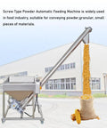 Heavy Duty Screw Conveyor Machine With Spiral Feeder And Bucket Conveyor Inclined Type For Powder Materials Auger Hopper Loader