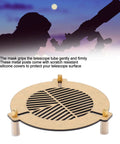 Focusing Mask For Telescopes 60 To 90mm Acrylic Astrophotography Accessory with silicone-covered posts for precise auto focus.