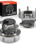 Two Pack Rear Wheel Bearing And Hub Assembly For Mazda 3 2019 To 2023 And CX 3 2020 To 2021 5 Lug Compatible With Front Wheel Drive Only