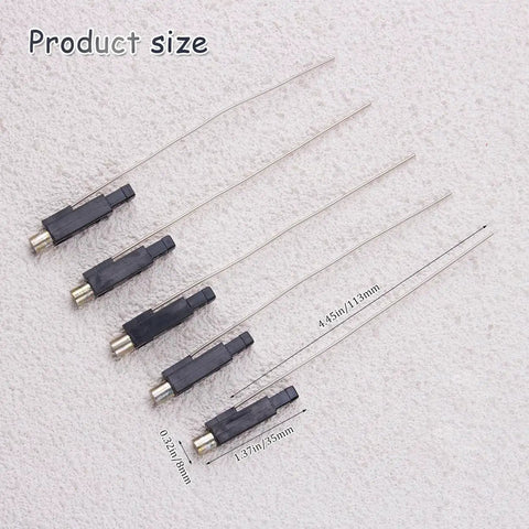 10Pcs Piezoelectric Igniter Kit with Copper Cap Wires for gas fireplaces, water heaters, stoves, shown with size measurements