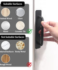 Self Stick Cabinet Handles 4 Pack No Drill Drawer Pulls For Cabinets And Closets Durable Aluminum Alloy With Super Strong Adhesive Tape Easy Install For Kitchen Bath Remodel And Furniture Makeover on glass cabinet door