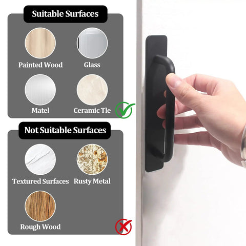 Self Stick Cabinet Handles 4 Pack No Drill Drawer Pulls For Cabinets And Closets Durable Aluminum Alloy With Super Strong Adhesive Tape Easy Install For Kitchen Bath Remodel And Furniture Makeover on glass cabinet door