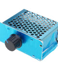 Rock Solid 4000W Voltage Stabilizer And Regulator For Home Workshop, metal housing with adjustment knob