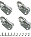 316 Stainless Steel Fender Hanger Set 4 Pack Heavy Duty Safety Hooks With Spring Hooks And Screws For Boat Marine Hardware