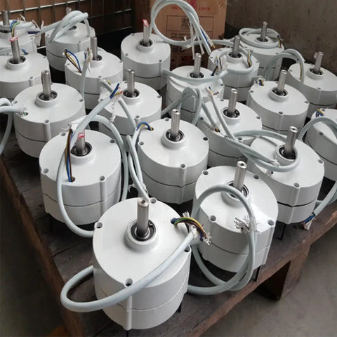 Multiple Gearless Permanent Magnet Generator 15000W Ultra Quiet Low Speed AC Alternator For Wind And Water Turbines on a pallet