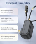 8.4V Charger For Pool Blaster And Catfish Li Series Replacement AC Adapter Cable showing durability features