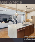 Modern kitchen lighting with 4 Inch LED Disk Lights 6 Pack, Dimmable 10W Ceiling Fixtures, Color Tunable 2700K to 5000K, 5 CCT