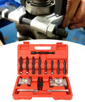 Heavy Duty 14PCS Bearing Puller Kit And Gearbox Separator Set Alloy Steel Pro Tools For Auto Gear Shaft Fix L Leg Puller For Pulley Flywheel Removal Wheel Hub Axle Shaft Work Quick Setup On Cars Trucks Helps Nail The Job Quick No Drama. open case with bearing pullers