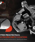 Front Left Steering Knuckle And Wheel Bearing Hub Assembly For Toyota Camry 2007-2011 And Lexus ES350 2007-2012 with coating