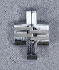 2 Pack Stainless Steel Cross Concealed Hinges For Wooden Doors And Counter Doors Silver Finish 180 Degree Folding