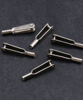 20 Piece Mini Snap Links M2 Thread Clip Self Locking Metal Clevis Clips For RC Planes And Electric Planes Wing Fixing Clips For DIY Props And Aerial Projects, metal