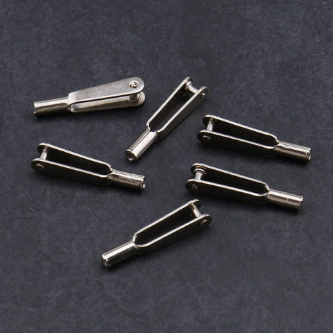 20 Piece Mini Snap Links M2 Thread Clip Self Locking Metal Clevis Clips For RC Planes And Electric Planes Wing Fixing Clips For DIY Props And Aerial Projects, metal